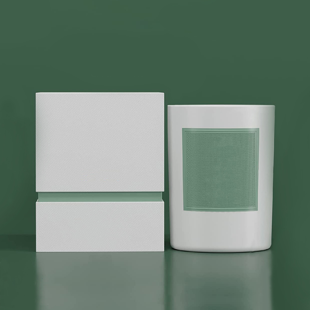 caixes de regal de luxe per a espelmes Caixes d'embalatge d'espelmes de paper personalitzades de 10 oz a l'engròs (2)
