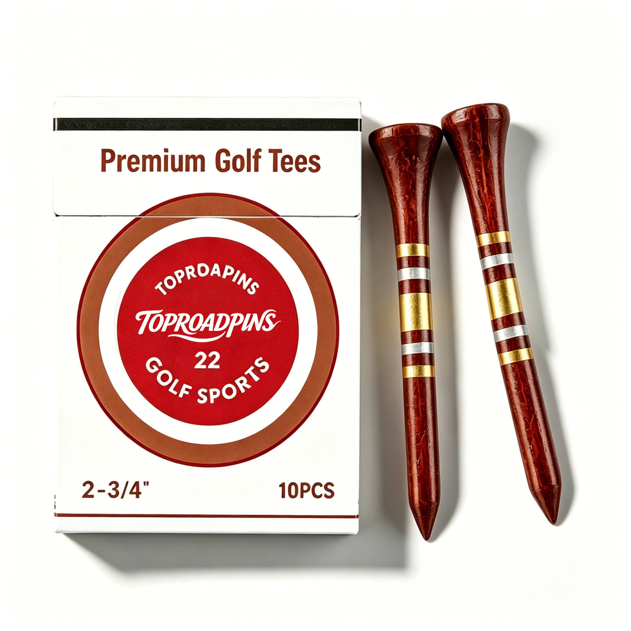 Cigarette Box with Golf Tees