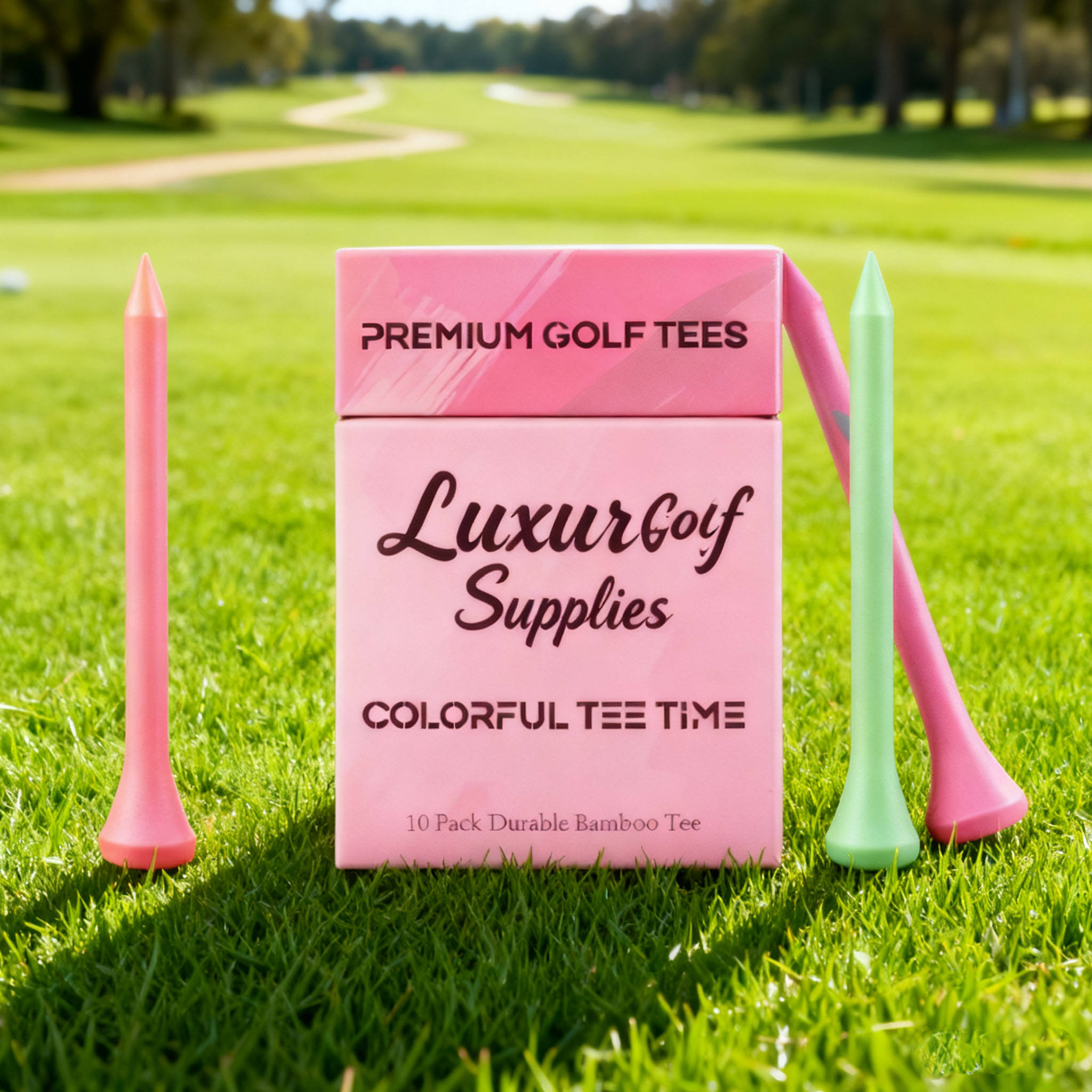 Cigarette Box with Golf Tees