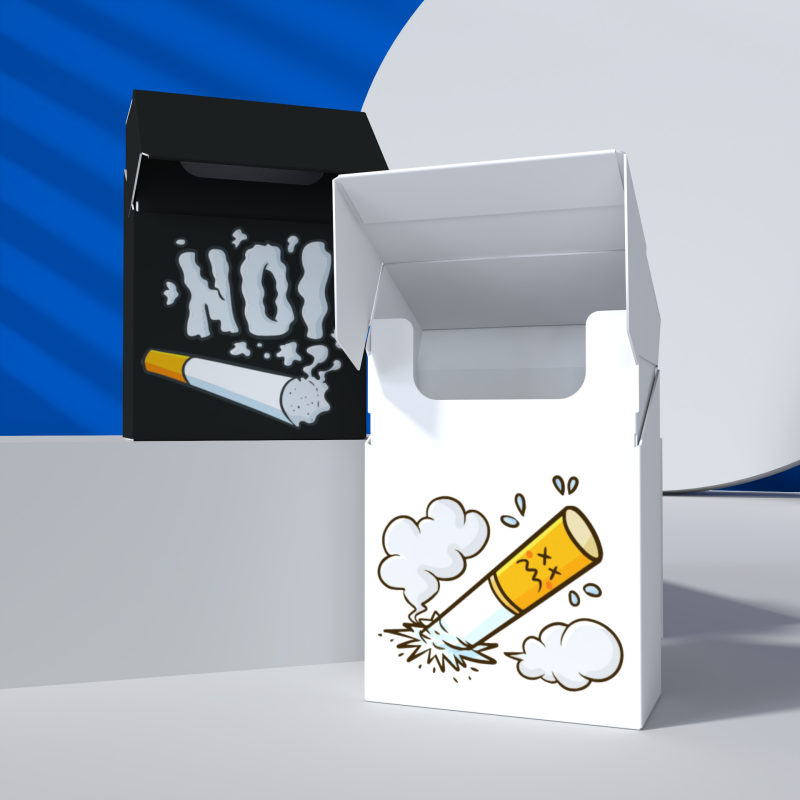 blue cigarette