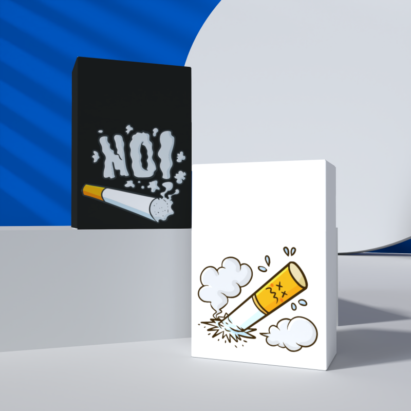 blue cigarette