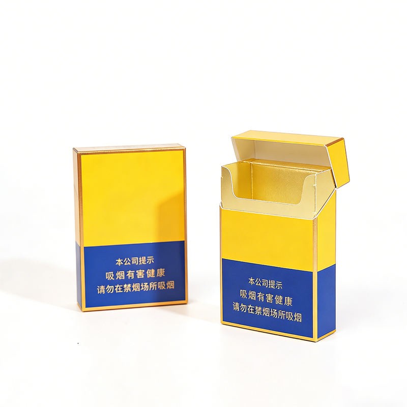 cigarettes with blue box