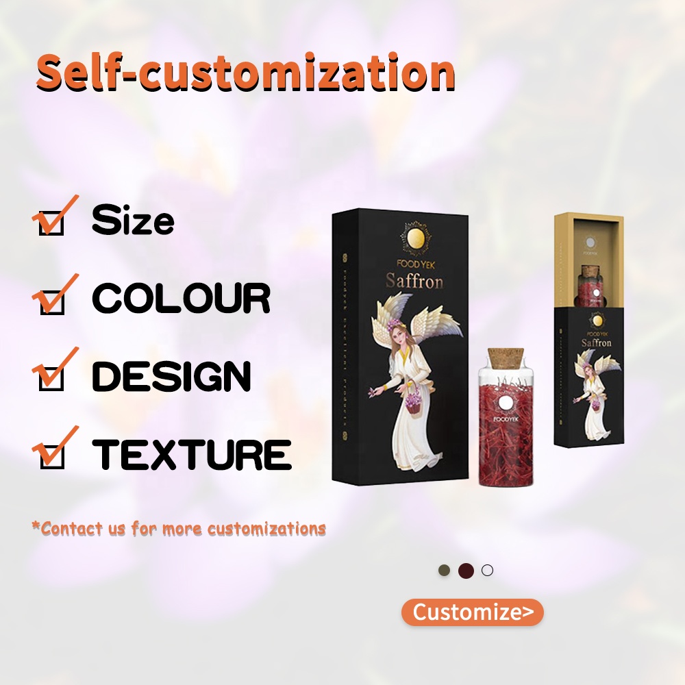 Luxury Custom Saffron gift Packing Box (3)