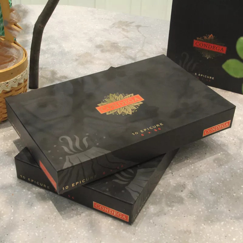custom cigar boxes black