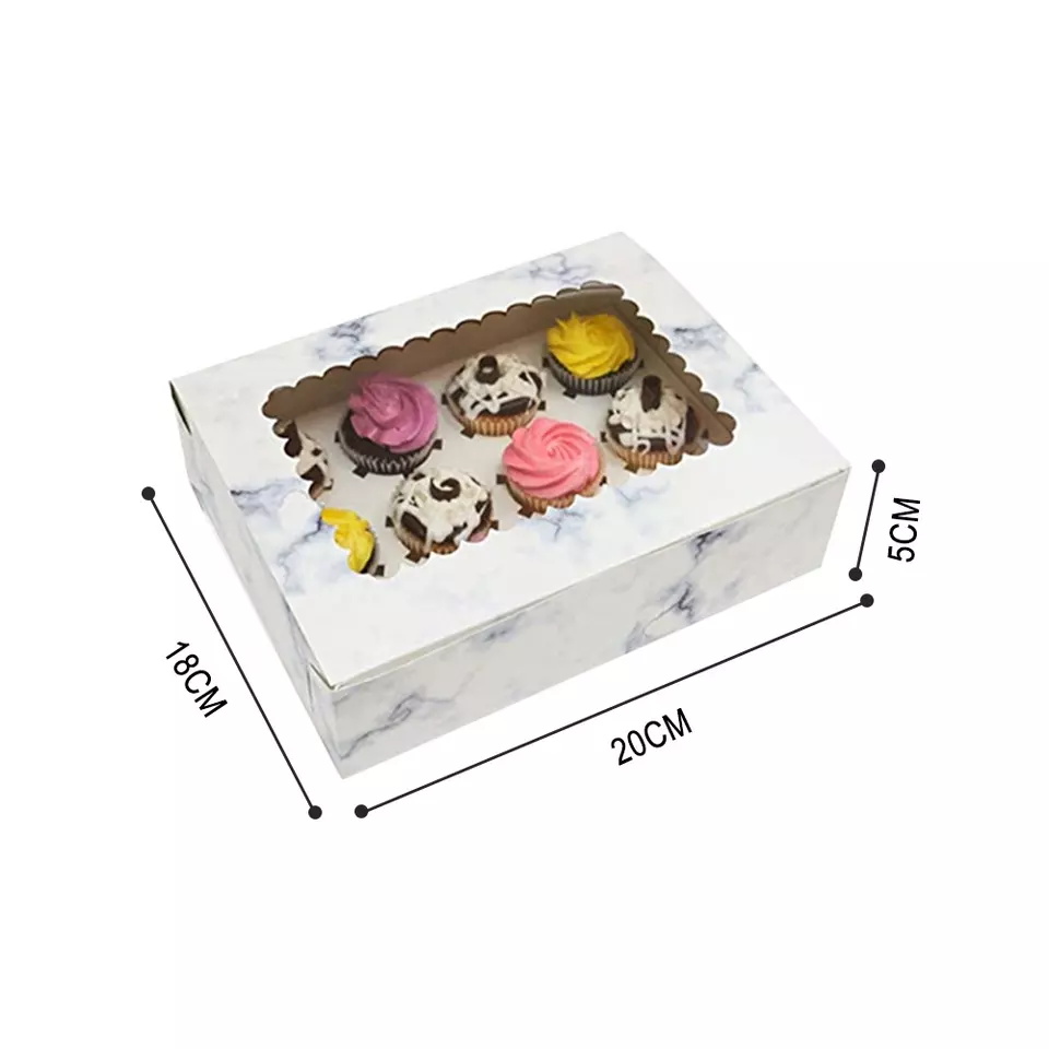 custom cake pastry box puff pastry paper box (2)
